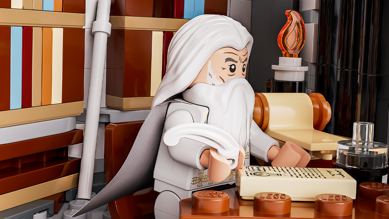 LEGO Icons The Lord of the Rings Minas Tirith set - Gandalf the White