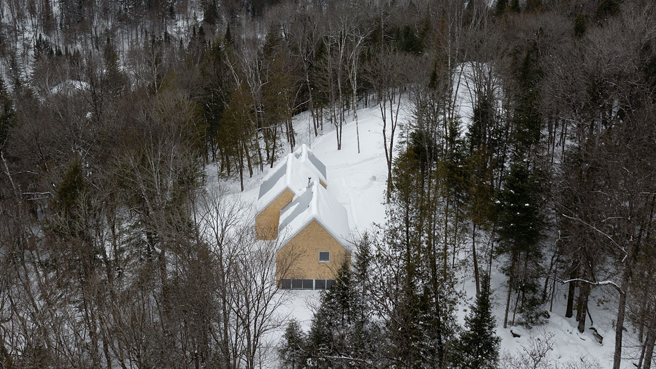 La Maraude nestled deep within forested landscape.