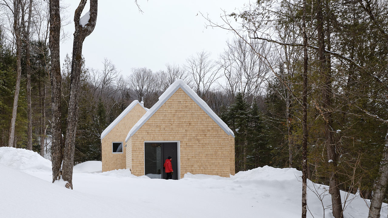 First pavilion houses entrance