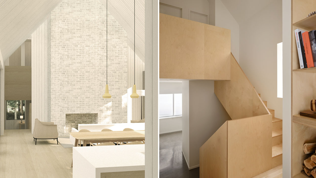 The décor interior of the compact house