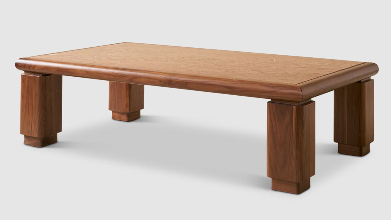Lawson-Fenning’s Bosque Furniture Collection at NYCxDesign 2026 - rectangular coffee table