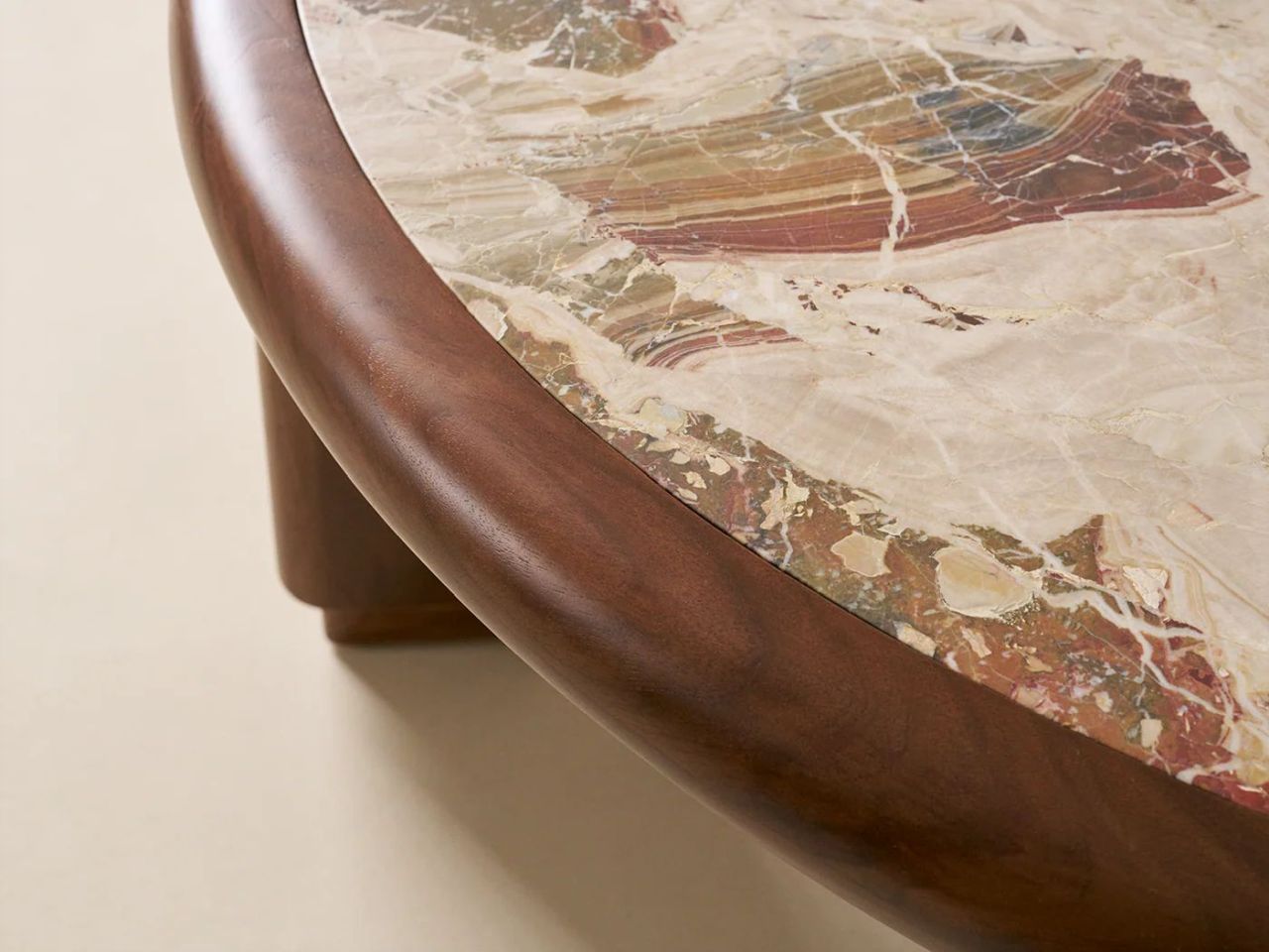 Lawson-Fenning’s Bosque Furniture Collection at NYCxDesign 2026 - marble table top