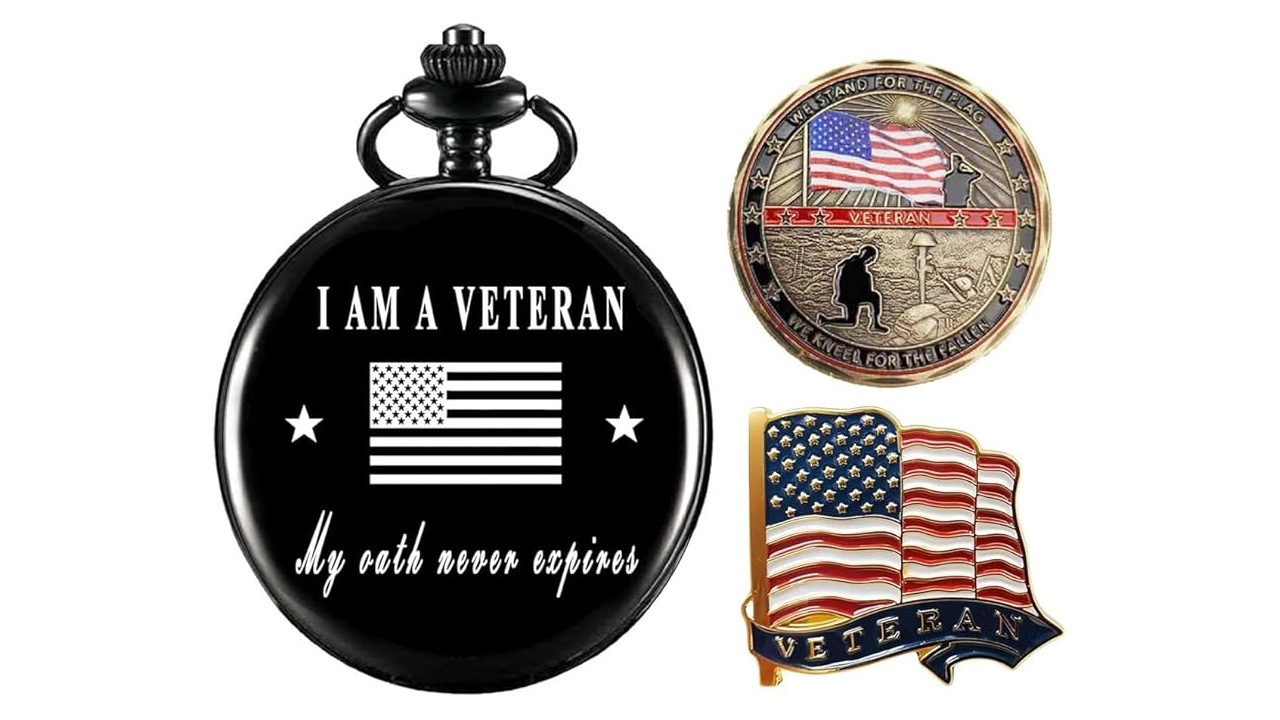 Memorial Day gifts for veterans - Pocket Watch