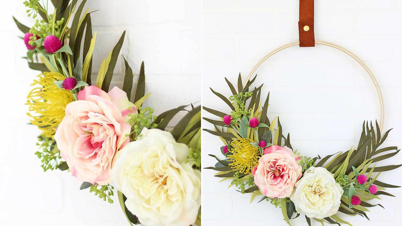 Modern Spring Wreath