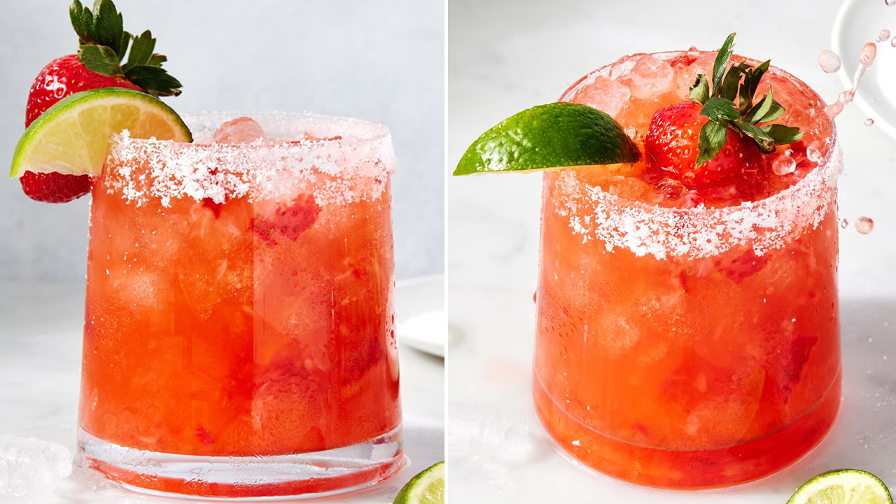 Mother’s Day Cocktails - Strawberry Mezcal Margarita