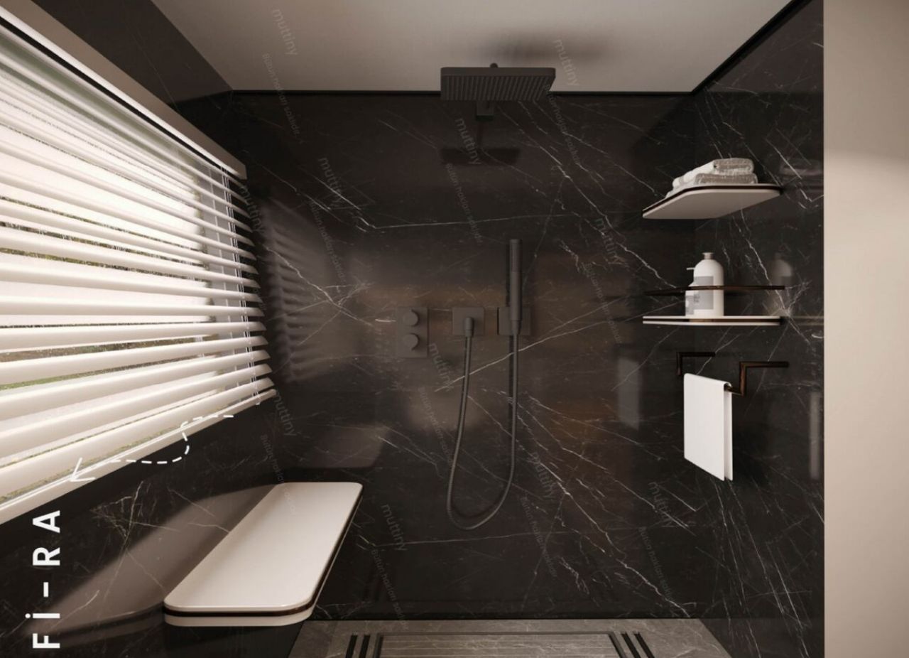 Bathroom of Fi-Ra Tiny House on wheel