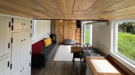 Old Man Pine tiny house on wheels