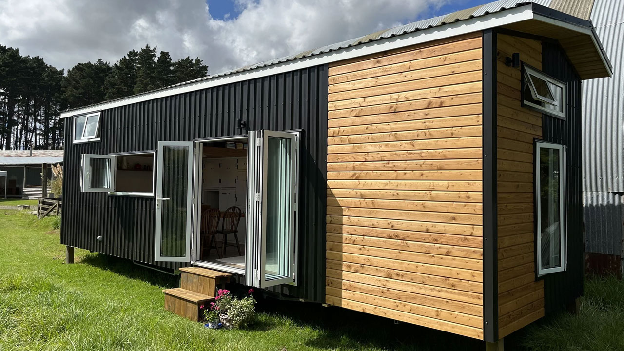 Old Man Pine tiny house on wheels