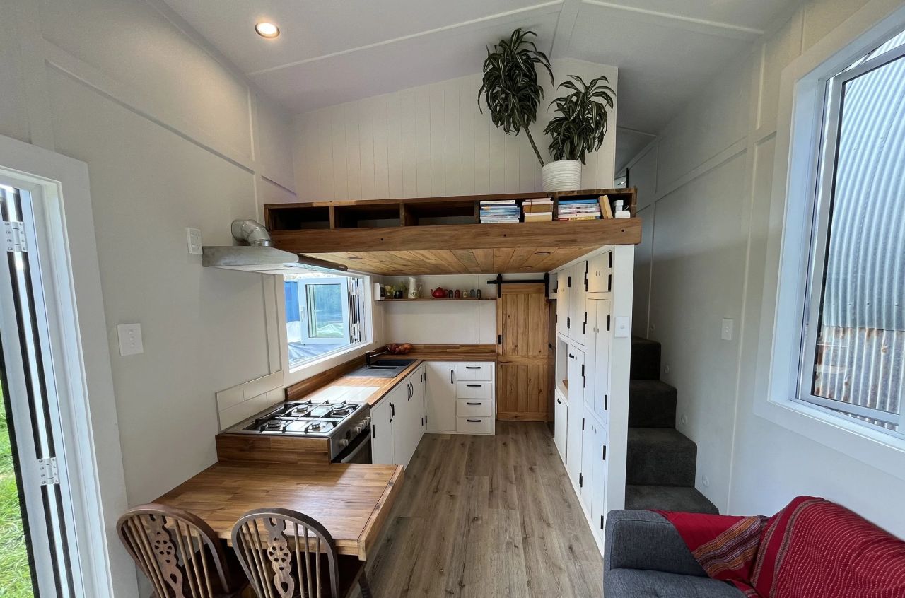 Old Man Pine tiny house on wheels