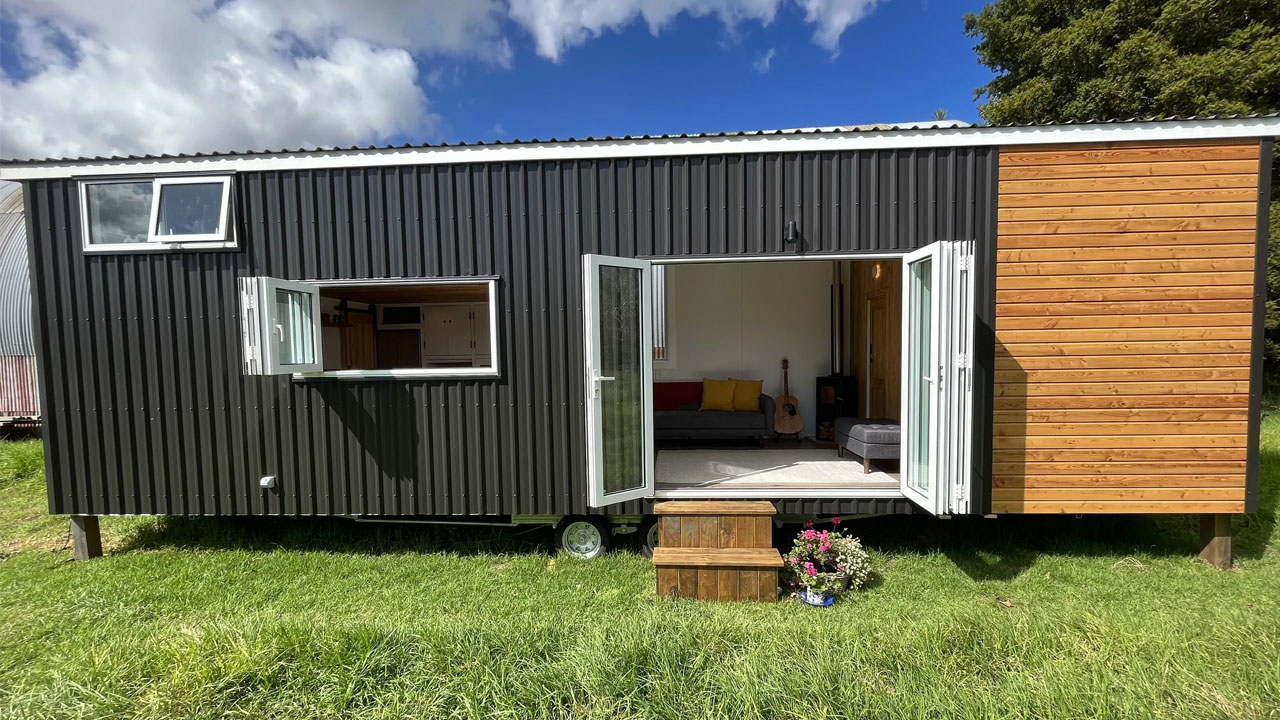 Old Man Pine tiny house on wheels
