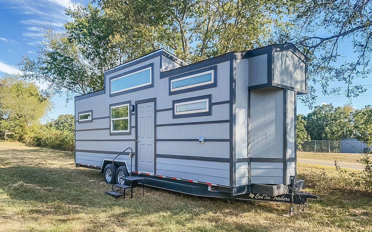 Exterior of Othello tiny home on wheels