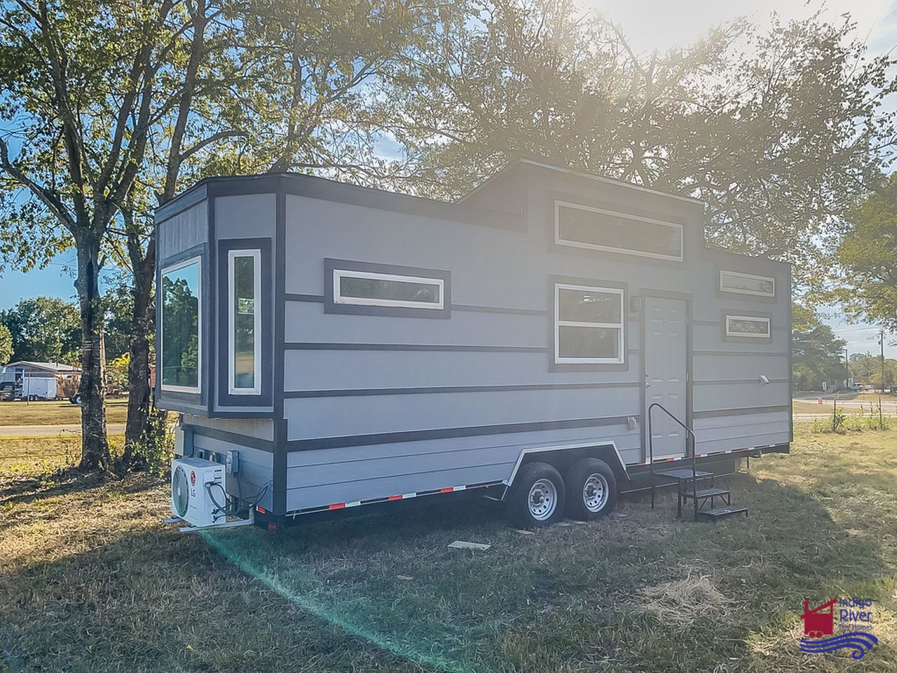 Exterior of Othello tiny home on wheels