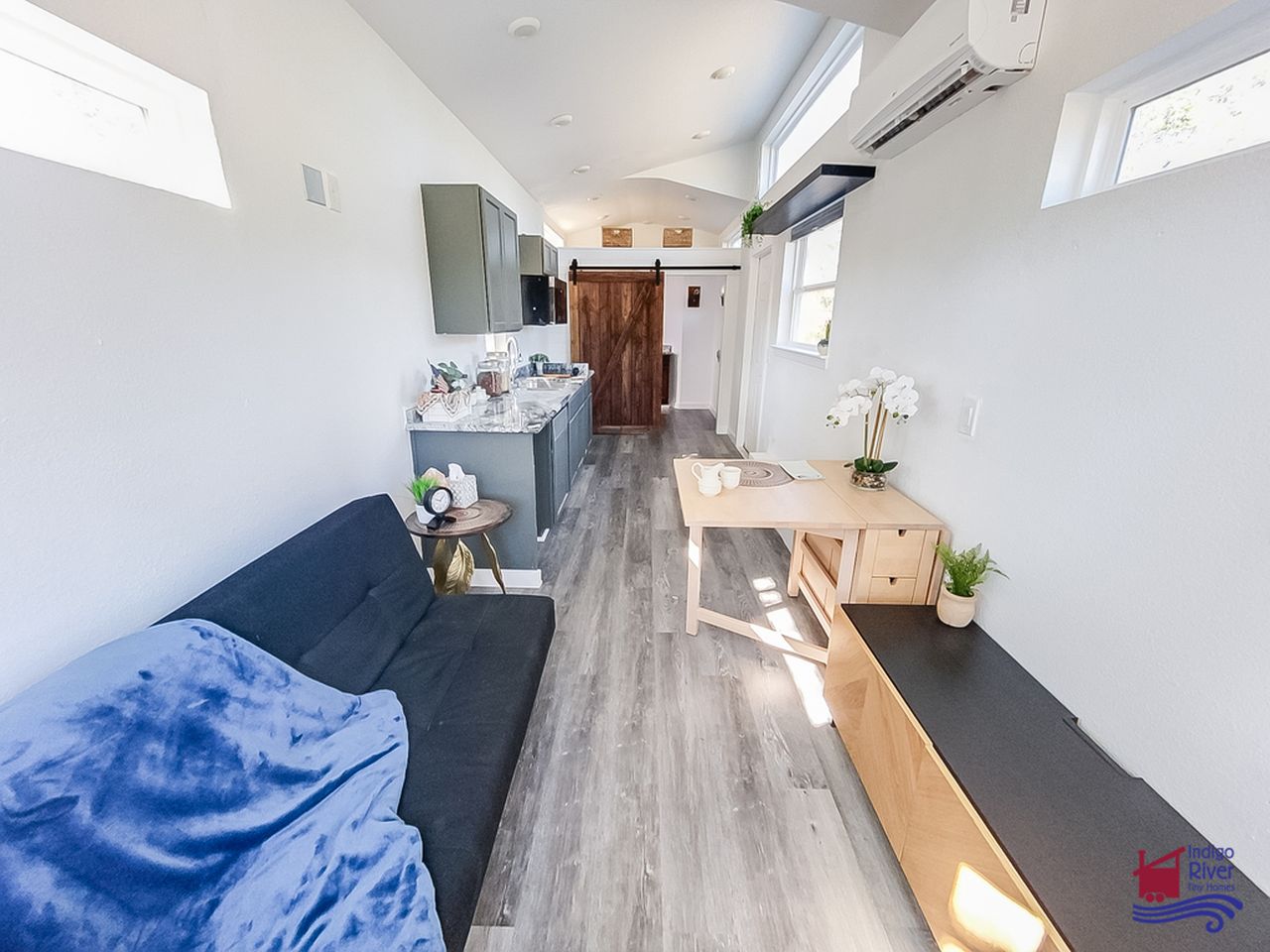 Interior of Othello tiny home on wheels