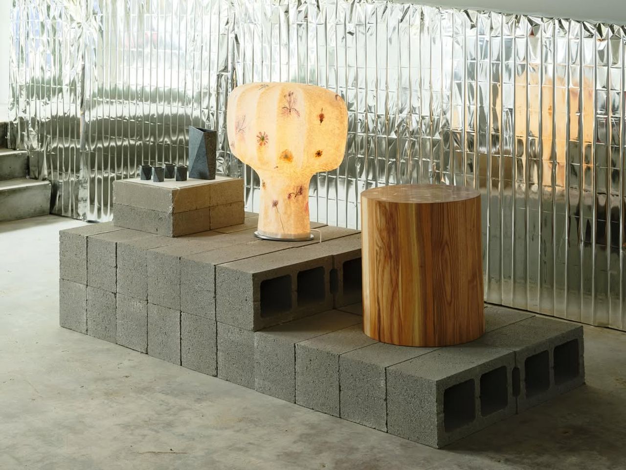 Paper Table Lamp by Dan McMahon at Paraphernalia group exhibition 2026