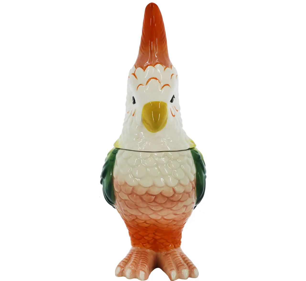 Parrot Ceramic Container