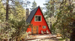 Pet-Friendly A-Frame Cabin in California is Perfect for Nurturing Creativity