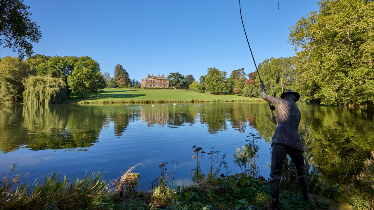 Pride and Prejudice estate for sale - with sprawling lake