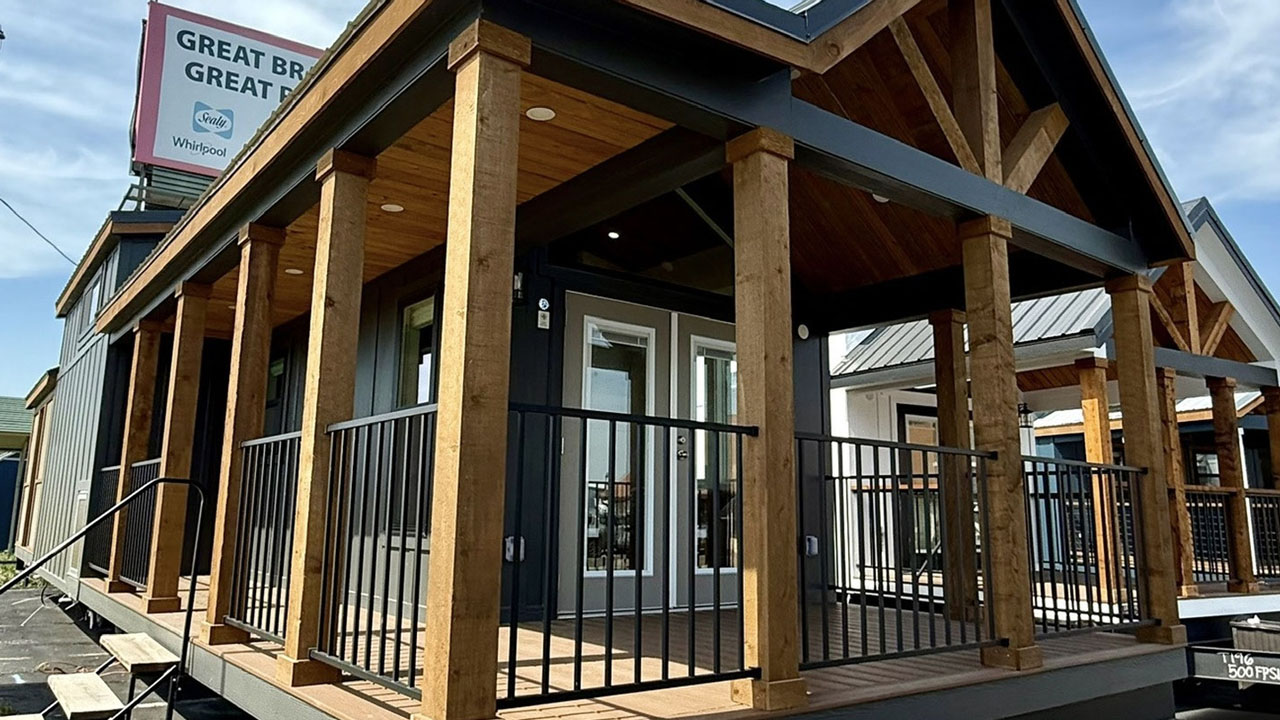 Primrose Tiny House - wrap around porch