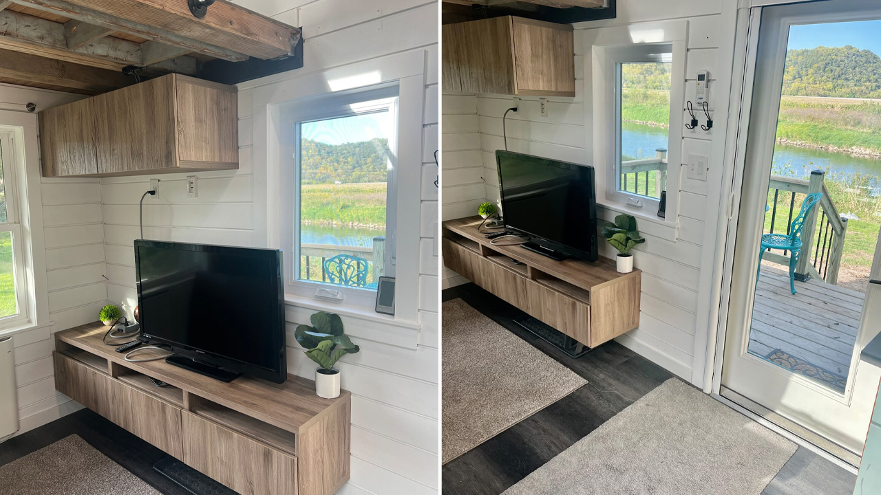 River-Run-Tiny-House_Entertainment-Wall