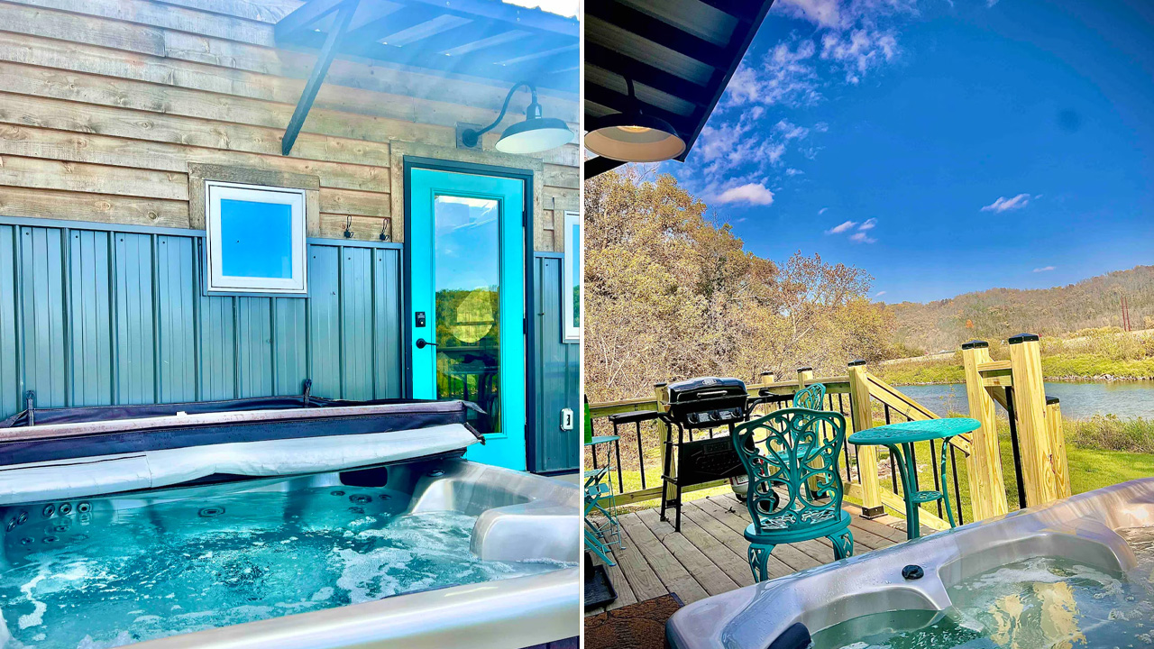 River Run Tiny House_Exterior Deck