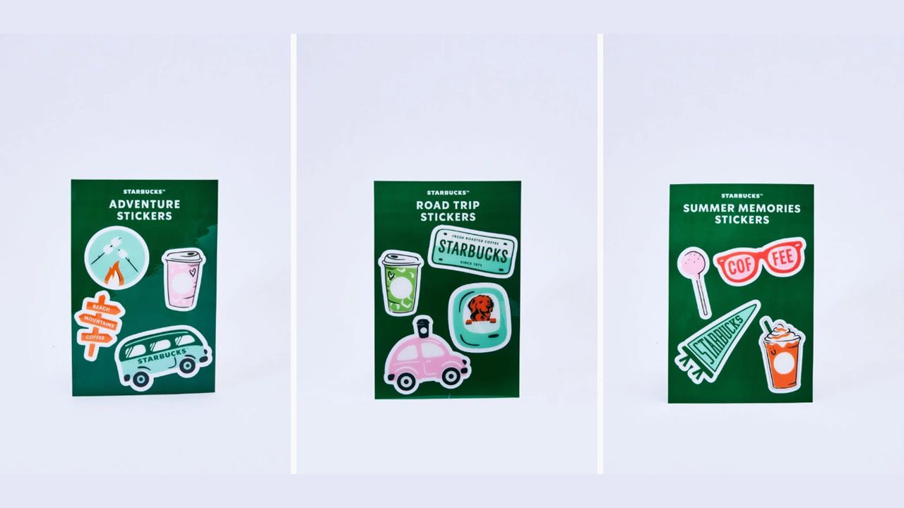 Starbucks Road Trip Collection - stickers