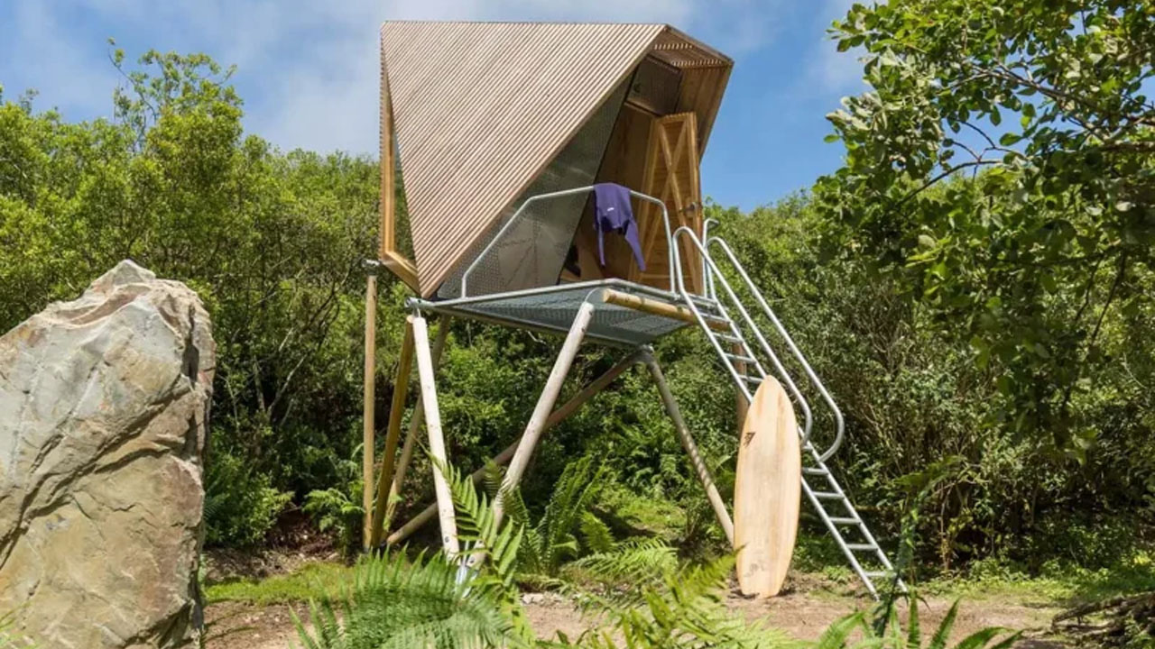 Kudhva K1 glamping tent, Cornwall, UK