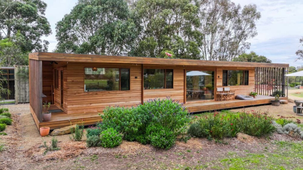Mountain Studio is Family Tiny Home Draped in Japandi Minimalism and Intense Woodwork The rectangular silhouette of the Mountain Studio