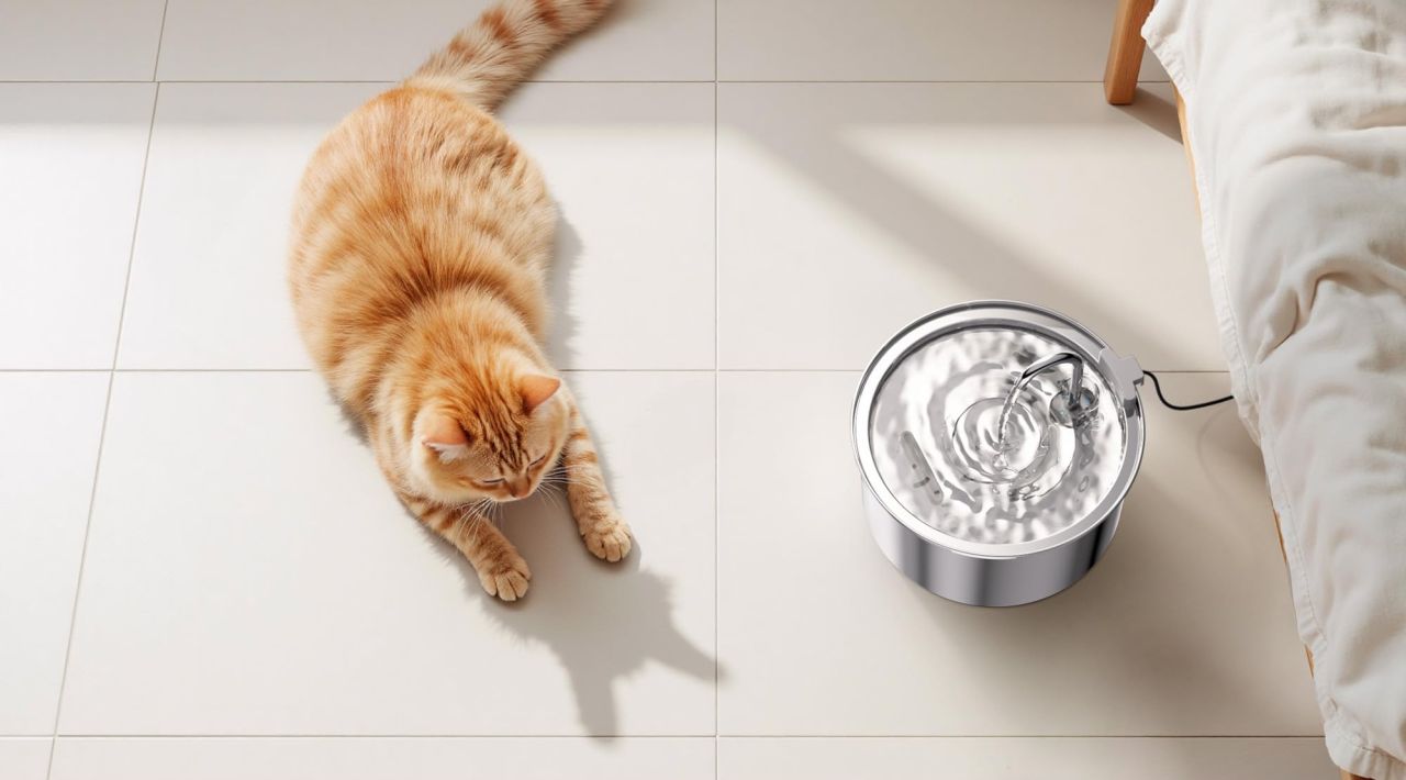 Tomxcute Cat Water Fountain