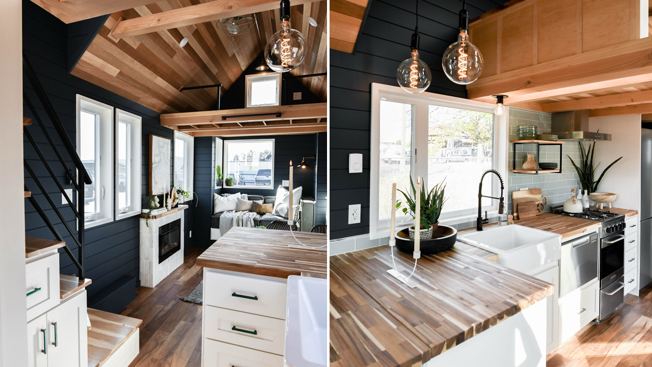 Urban Kootenay Tiny House - interior