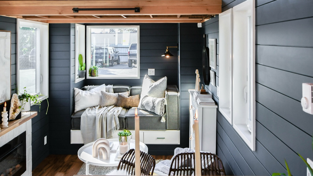 Urban Kootenay Tiny House - living area