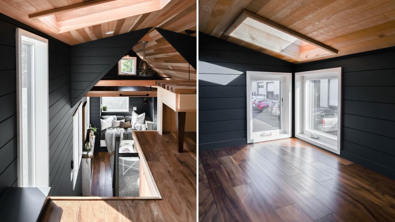 Urban Kootenay Tiny House - loft