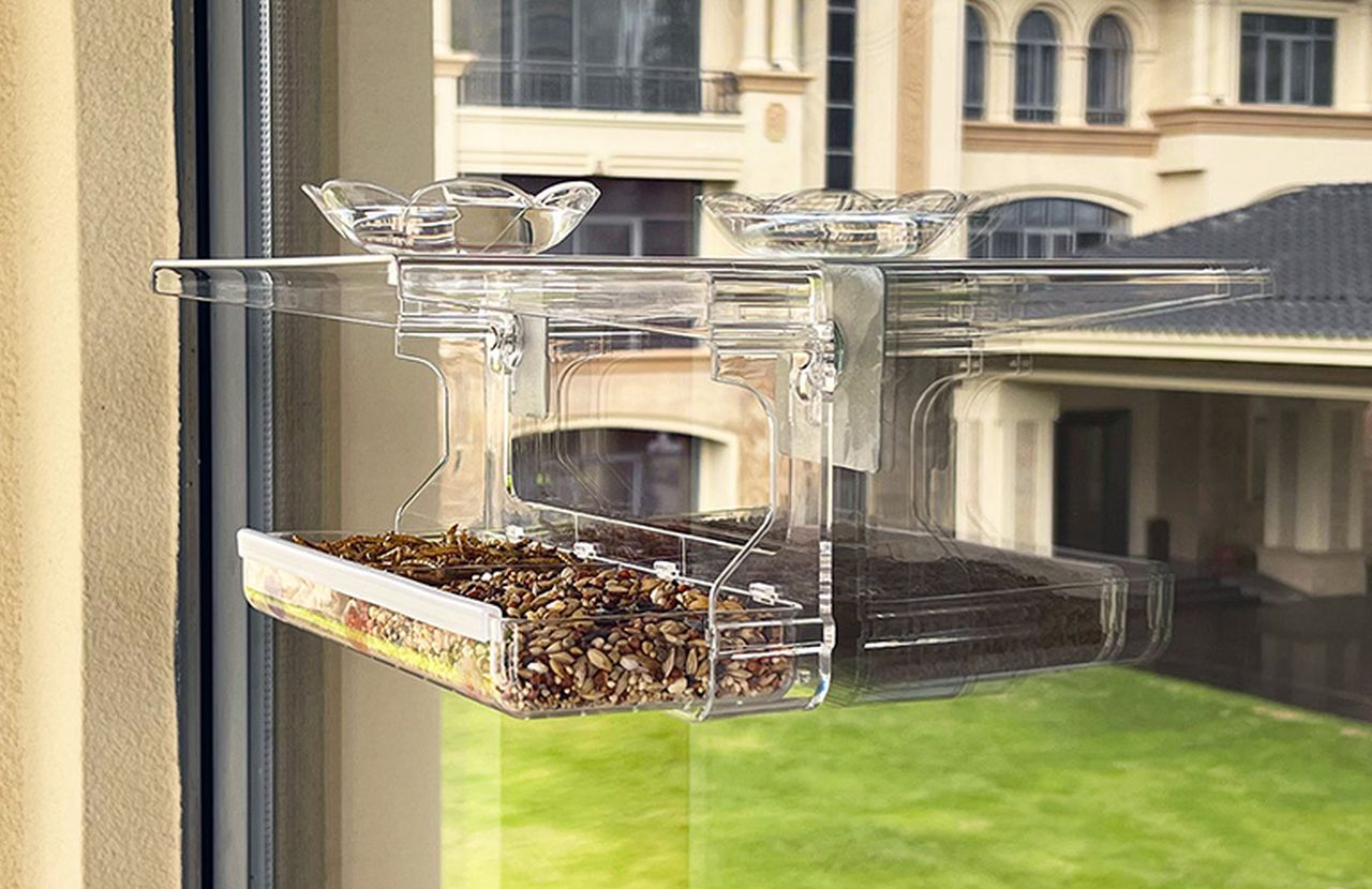 WENMIXER Window Bird Feeder
