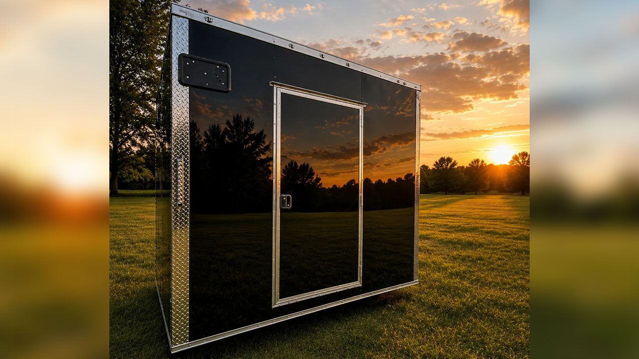 Windowless Off-Grid Stealth tiny house resembles mission vehicle used by secret agents