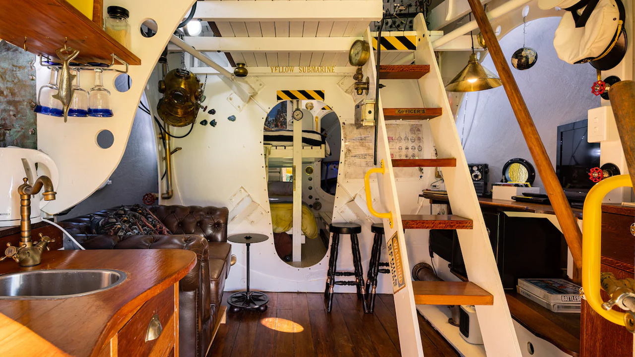 Yellow Submarine_Kitchen and Living Room