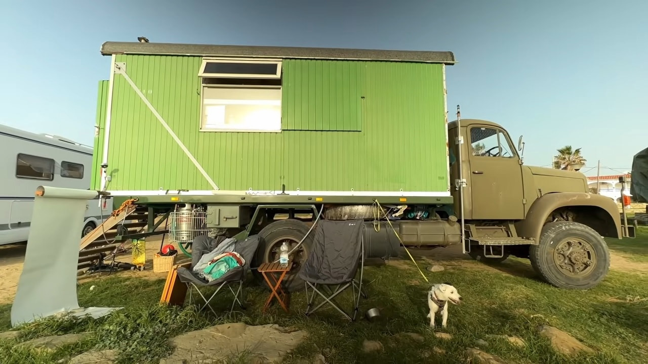 Ex-Swiss Army Truck Tiny House