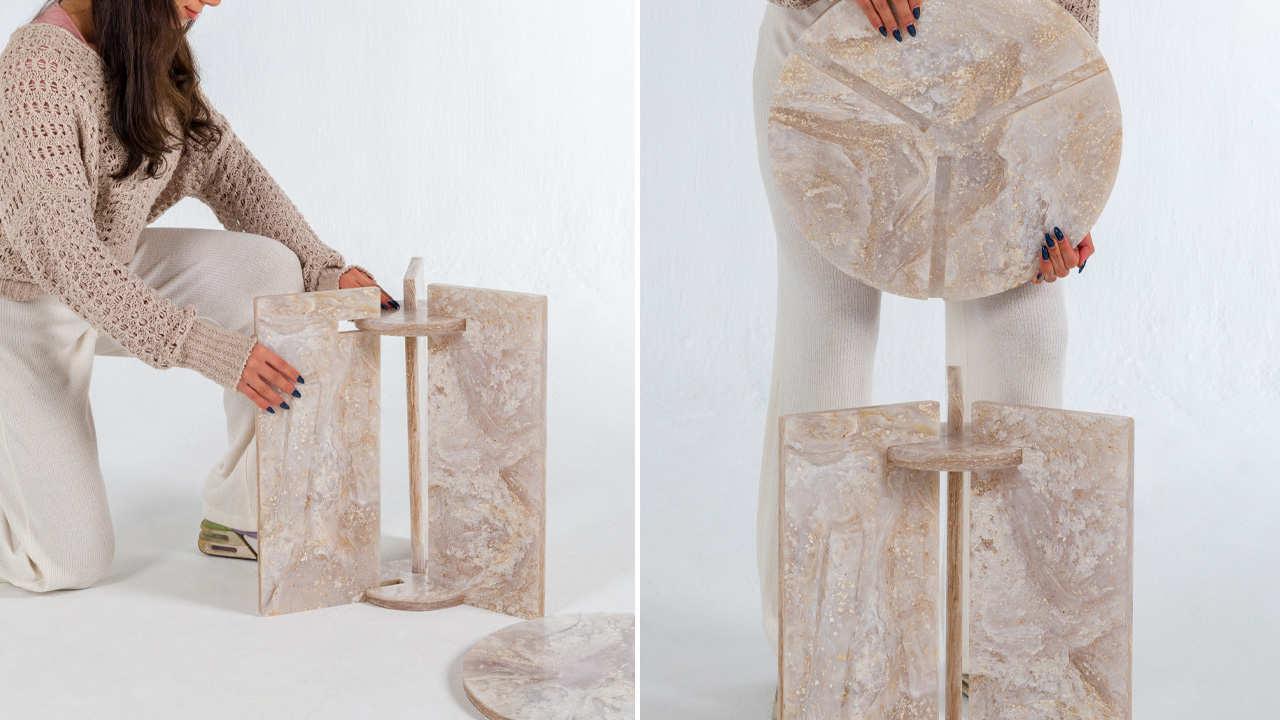 PLANET WAVE TABLES by Shell Homage