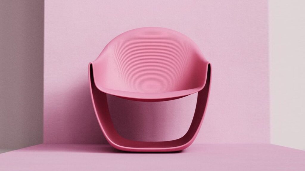 Karim Rashid Debuts Sculptural 3D Printed SKOOP Chair at ICFF 2026 SKOOP Chair by Karim Rashid
