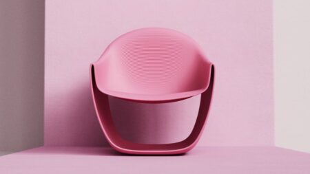 Karim Rashid Debuts Sculptural 3D Printed SKOOP Chair at ICFF 2026 SKOOP Chair by Karim Rashid