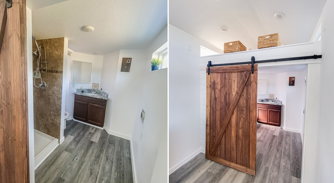 Interior of Othello tiny home on wheels