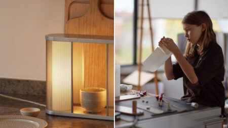 12-Year-Old Sol Rybakken Kallin Exhibits Solaris Lamp at 3daysofdesign
