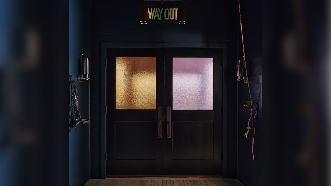 The theater-style door