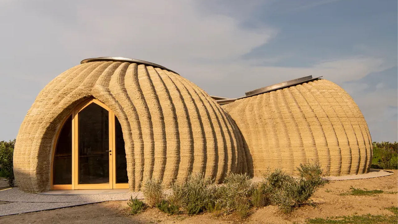 3D Printed Tecla House Built from Local Clay Gives Futuristic Upgrade to two Traditional Dome Structures