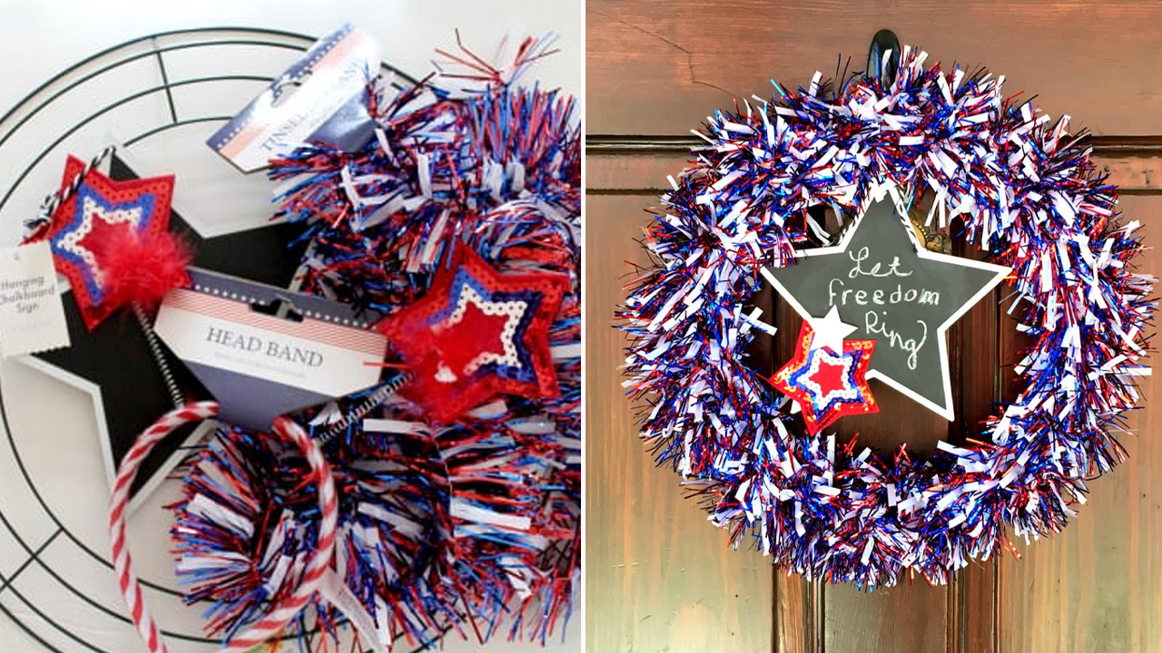 DIY Fourth of July Wreath
