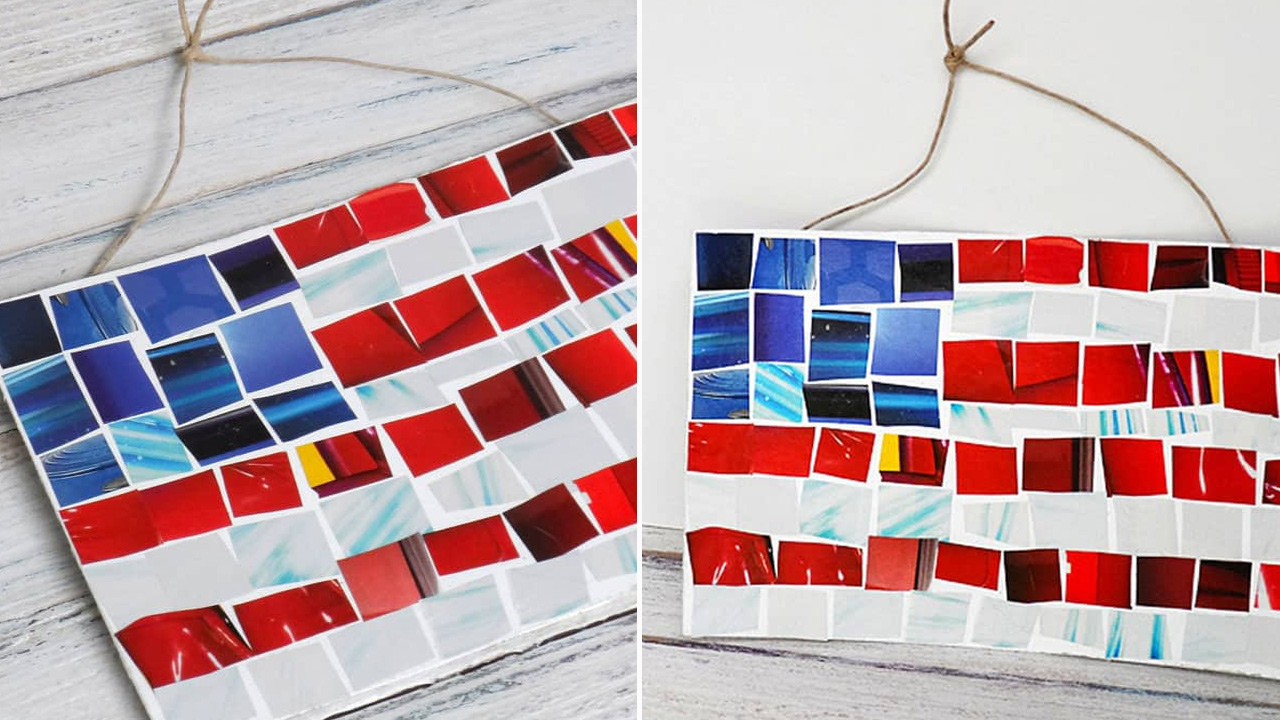 Magazine Mosaic Flag