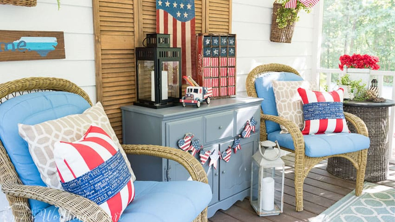 4th of July Porch Décor