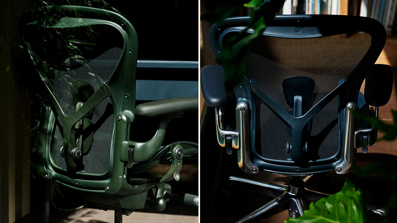 Herman Miller's Aeron chair in new colors