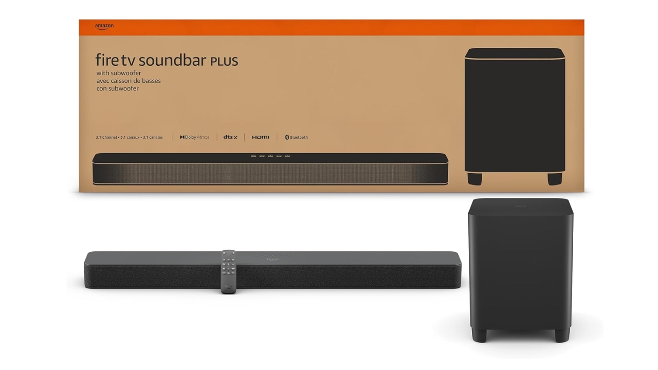 Amazon Fire TV Soundbar Plus with Subwoofer
