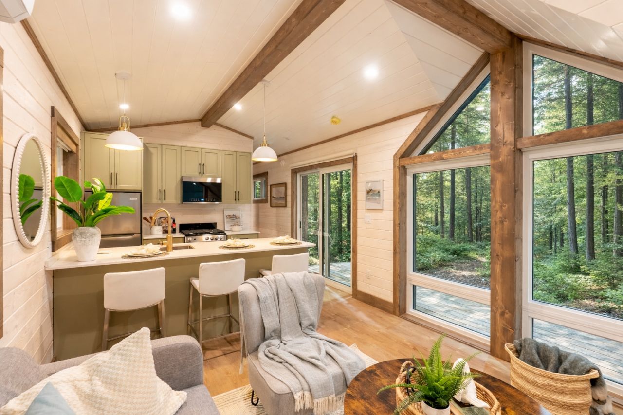 Apex tiny house on foundation in Canada