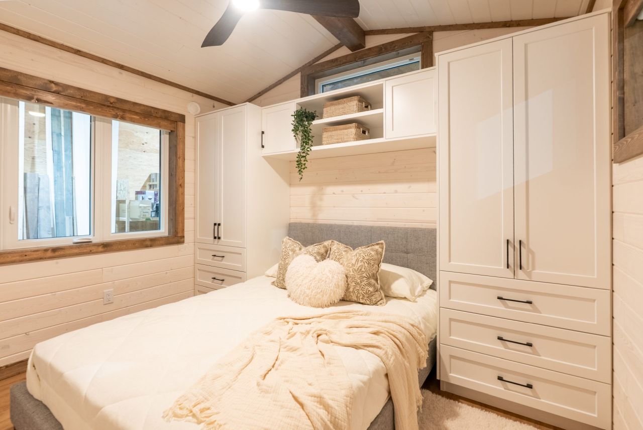 Bedroom of Apex tiny house
