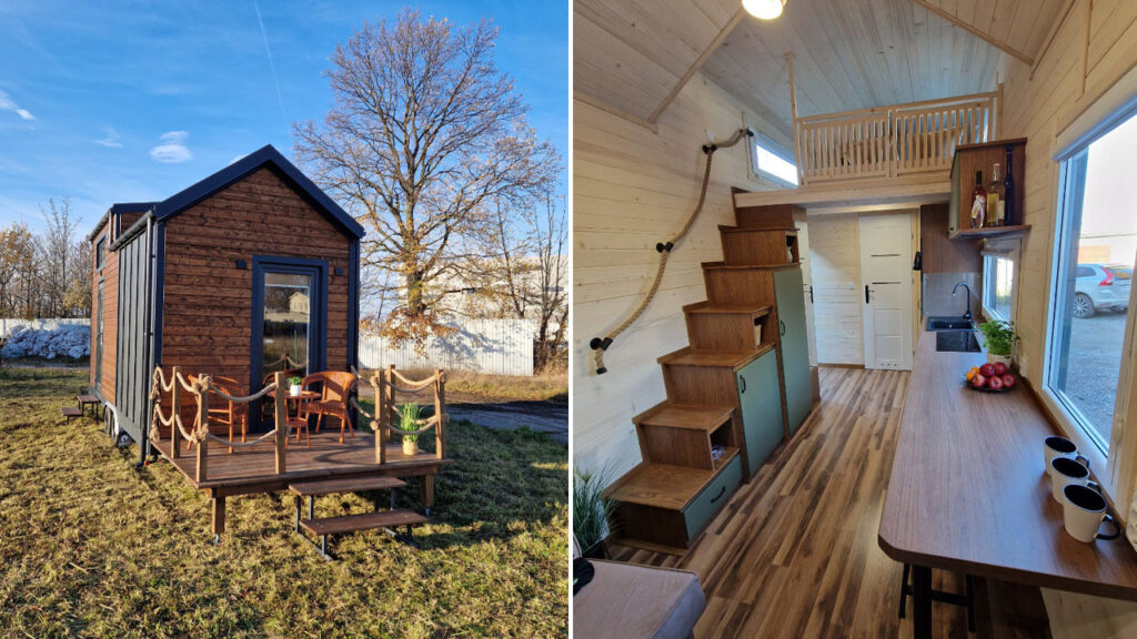 Bahama Tiny House Gives Maritime Vibes With its Jute-Rope Draped Terrace and Loft Bedroom